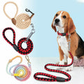 Premium Braided Dog Rope Leash with Comfortable Handle
